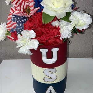 Patriotic Flower Arrangement